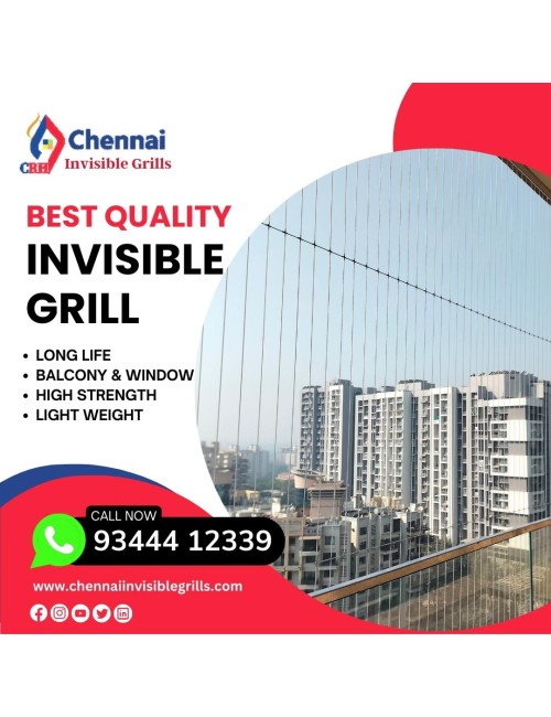 Chennai Invisible Grills For Balcony