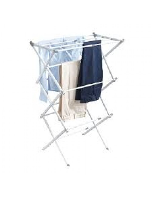 X Model Stand Stainless Steel (5.5 Feet height Heavy) Cloth Hanger Foldable Floor Cloth Hanger